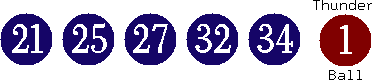 21 25 27 32 34 (01)