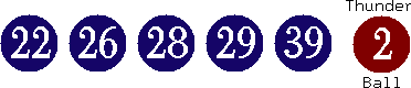 22 26 28 29 39 (02)