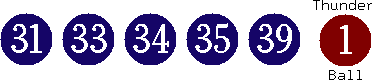 31 33 34 35 39 (01)