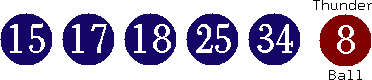 15 17 18 25 34 (08)