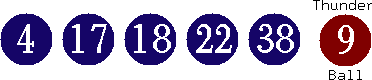 04 17 18 22 38 (09)