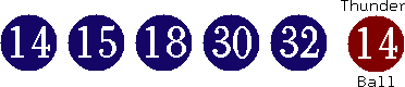 14 15 18 30 32 (14)