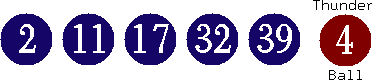 02 11 17 32 39 (04)