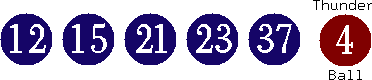 12 15 21 23 37 (04)