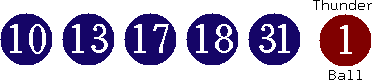 10 13 17 18 31 (01)
