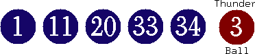 01 11 20 33 34 (03)