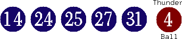 14 24 25 27 31 (04)